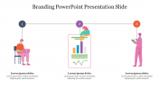 Three Node Branding PowerPoint Presentation Slide