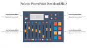 Four Node Podcast PowerPoint Download Slide