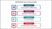 Four Node MOSCOW PowerPoint Slide