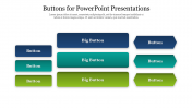 Three Noded Buttons for PowerPoint Presentations Slides