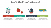 Four Node Back To School PowerPoint Download Slides