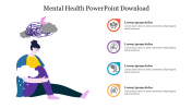 Four Node Mental Health PowerPoint Download Slide Design