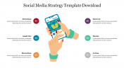 Multicolor Social Media Strategy Template Download