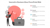 Five Node Innovative Business Ideas PowerPoint Slide