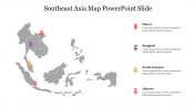Editable Southeast Asia Map PPT Template and Google Slides