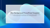 Blue Background PowerPoint Template With Titleholder