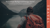 Portfolio PowerPoint Background Design Travel Slide