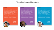  Client Testimonial Template PowerPoint and Google Slides