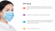 Attractive PPT Mask With Four Nodes Slide Design Template