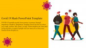 Best Covid 19 Mask PowerPoint Template With Yellow Theme