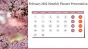 Creative February 2022 Monthly Planner Presentation