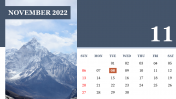 November 2022 PowerPoint Template and Google Slides