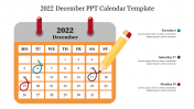 2022 December PPT Calendar Template and Google Slides