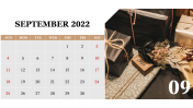 Editable September 2022 PowerPoint Calendar Template