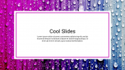 Effective Cool Google Slides Waterdrops Design Presentation 