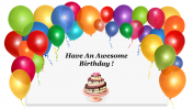 Birthday Card PowerPoint Template and Google Slides