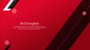 Eye-catchy Red Template Presentation Slide Designs