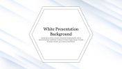 Our Predesigned White Presentation Background Template