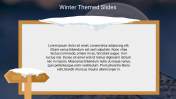 Affordable Winter Themed Google Slides PPT Template