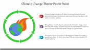 Best Climate Change Theme PowerPoint Template Slide
