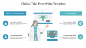 Editable Clinical Trial PowerPoint Template Presentation
