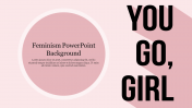 Feminism PowerPoint Background Template and Google Slides