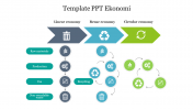 Amazing Template PPT Ekonomi Presentation Slide