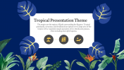 Best Tropical Presentation Theme Slide PowerPoint