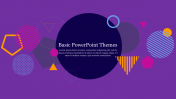 Innovative Basic PowerPoint Themes Presentation Slide