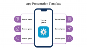 Editable App Presentation Template For PPT Slides
