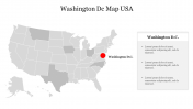Washington Dc Map USA PPT Presentation & Google Slides