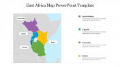 Editable East Africa Map PowerPoint Slide Template