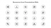Effective Resources Icon PowerPoint Presentation Template