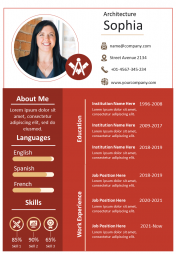 Architecture Resume PowerPoint Templates and Google Slides 