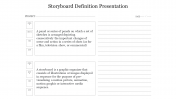 Creative Storyboard Definition PowerPoint Template