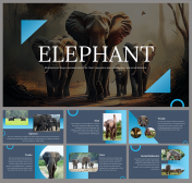 Attractive Elephant Presentation and Google Slides Themes