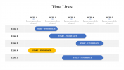 Best Time Lines PowerPoint Template Slide Design
