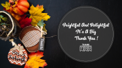 Pretty Thank You Halloween Images PowerPoint Template
