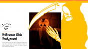 Horrifying Halloween Slide Background PowerPoint Template
