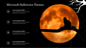 Awesome Microsoft Halloween Themes Presentation Template