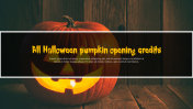 Elegant All Halloween Pumpkin Opening Credits Template