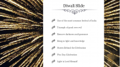 Stunning Diwali Slide PowerPoint Template With Crackers
