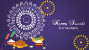 Editable Diwali Theme Music Free Download PPT Slide