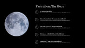 Editable Moon Template PowerPoint Slide Design