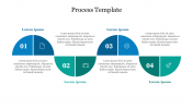 Editable Process Template PowerPoint Slide Design 