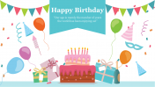 Aesthetic Happy Birthday PPT and Google Slides Templates