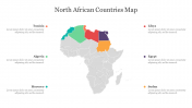 Creative North African Countries Map PPT Presentation