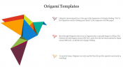 Artistic Origami Templates for PowerPoint Presentation