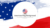 American Flag Background Presentation and Google Slides