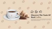 Check out this Hot Coffee Theme PowerPoint Slide